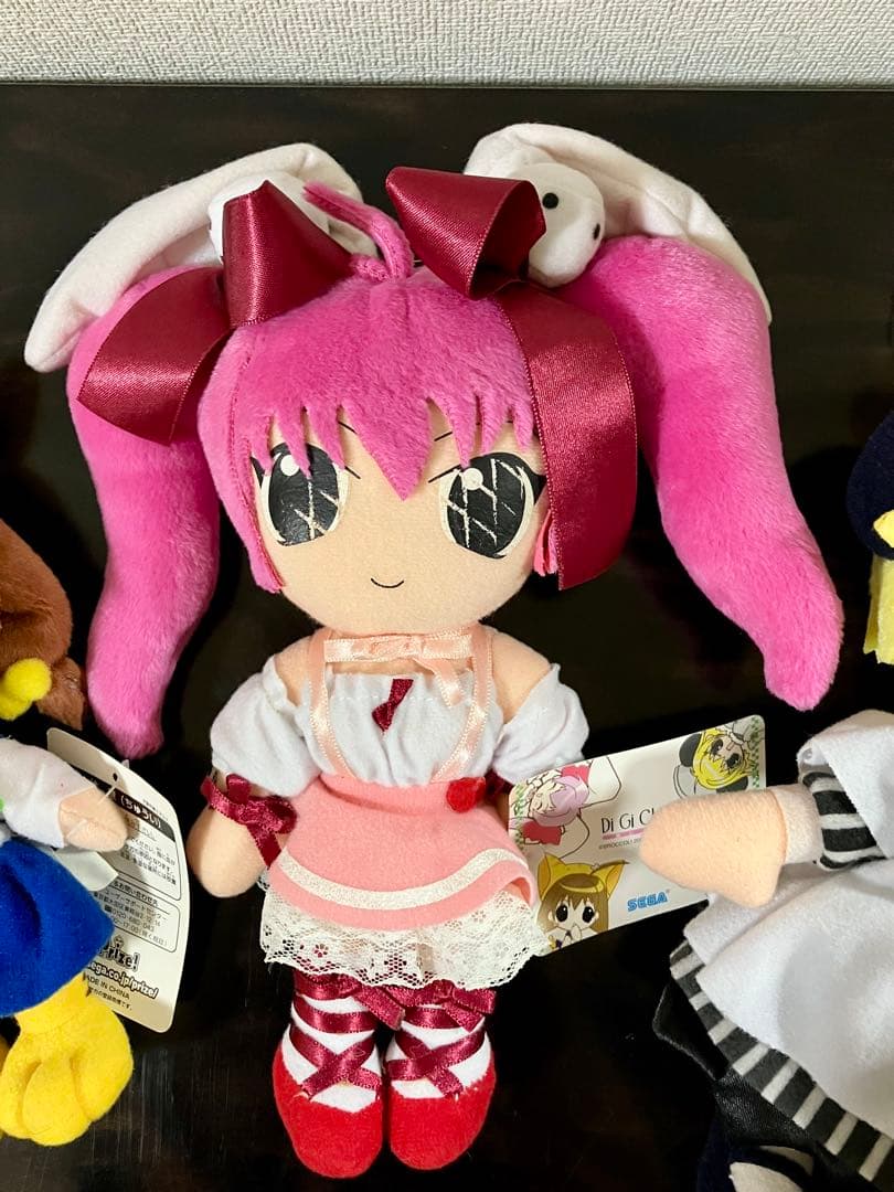 デ・ジ・キャラット　ぬいぐるみ 3体セット　うさだ　ぴよこ　ぷちこ　SEGA