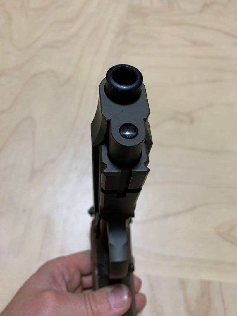 レア物WAウェスタンアームズベレッタM9A1 G10グリップ　オリーブ色