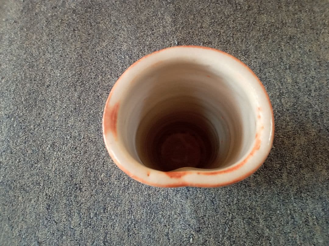 志野焼　林荘山作　花ゝ