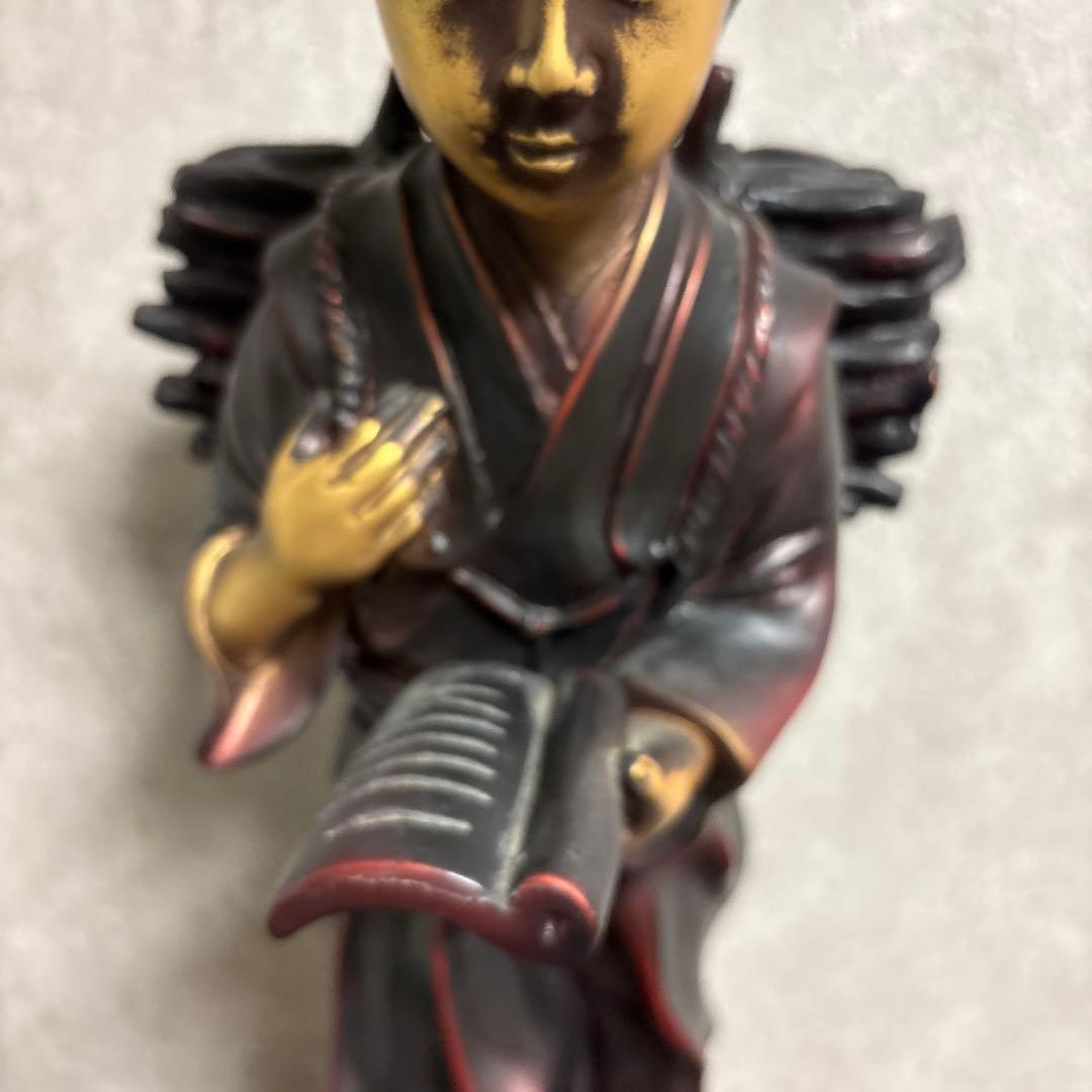 【レトロ】約48センチ　二宮金次郎像　置物　アンティーク　二ノ宮金次郎