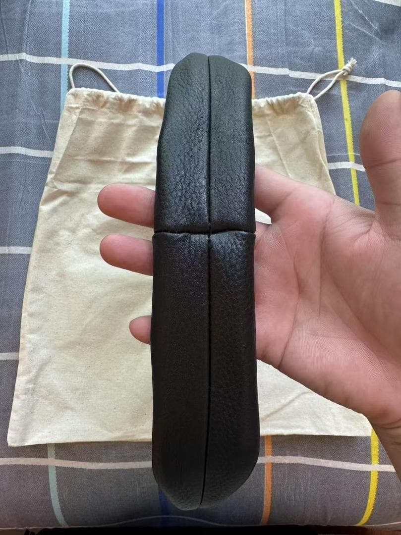 即日発送 AETA 黒 レザー ハンドバッグ Mサイズ