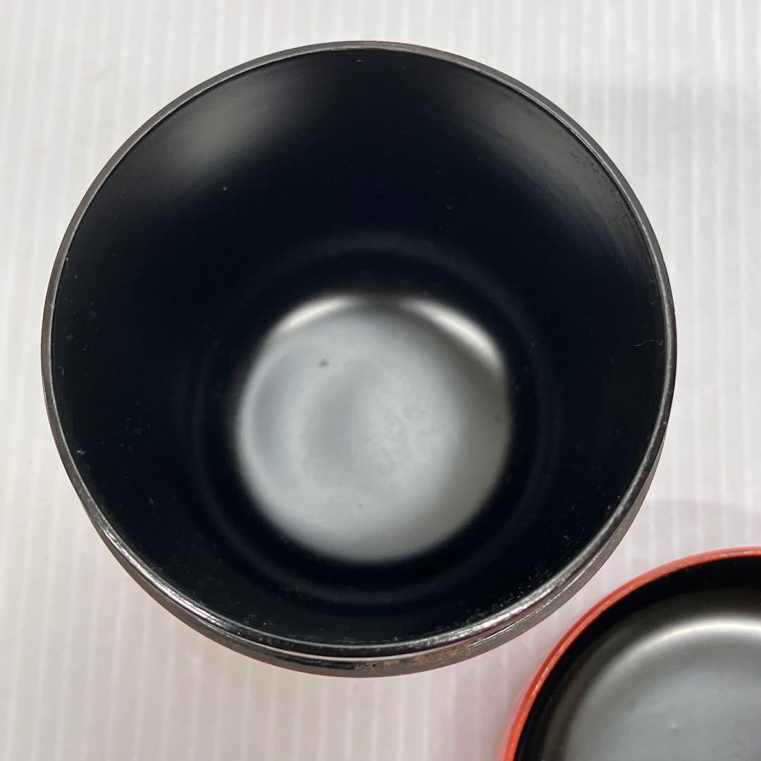 【茶道具】朱色　棗　茶道　日本文化　アンティーク　伝統工芸品　松　漆塗