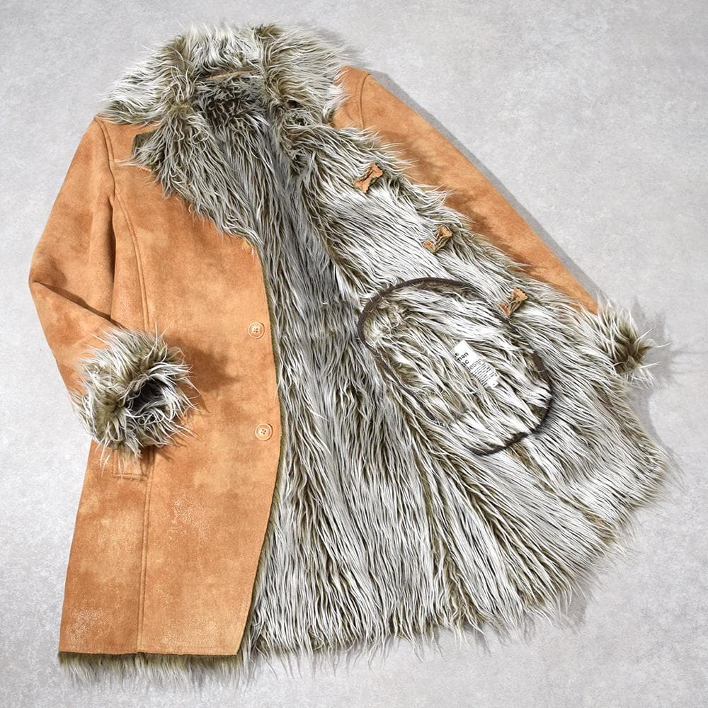 平成 y2k semantic design ファー ムートン コート L