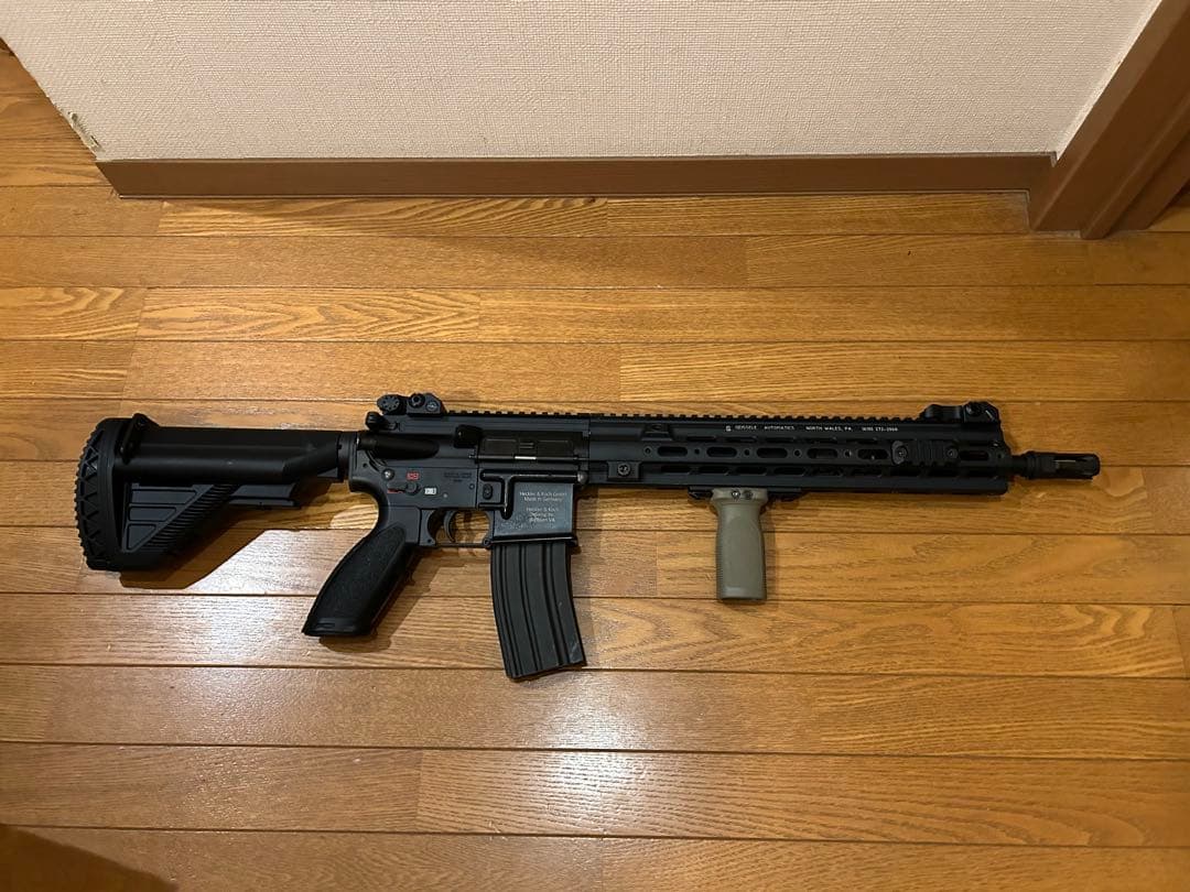 東京マルイ製次世代電動ガン、内部メンテナンス、ロアレシーバレーザ刻印追加