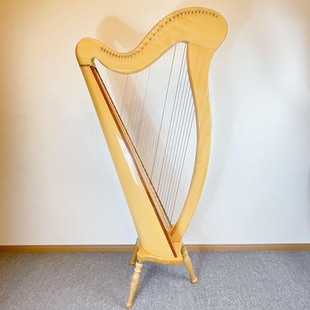 Aoyama 青山ハープ 130D ノンペダルハープ 34弦
