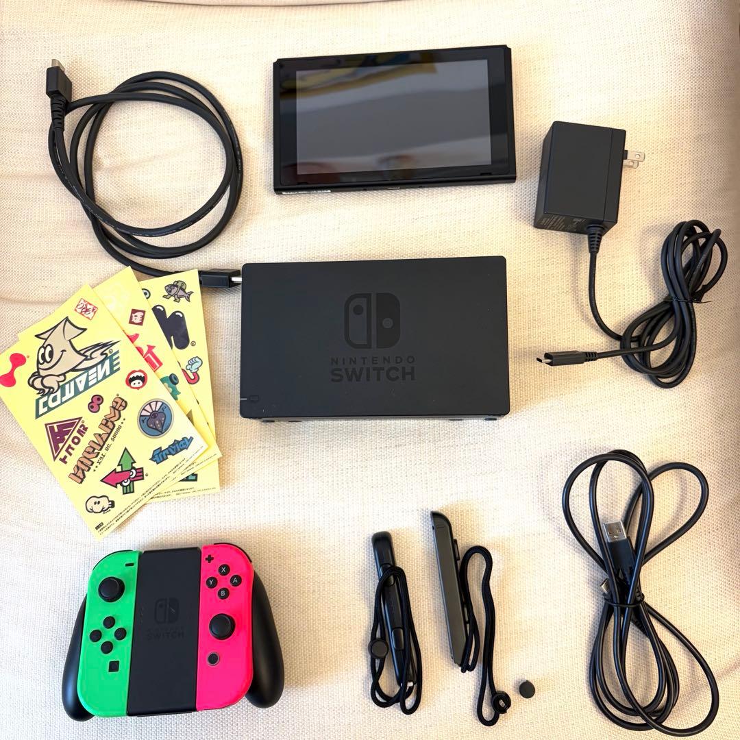 ケースおまけ付きNintendo Switch Splatoon 2セット 本体