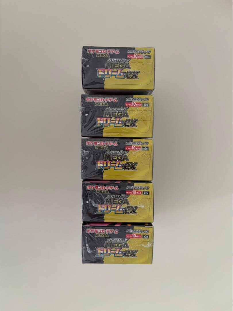 ポケモンカードMEGAドリームex5BOXシュリンク付き