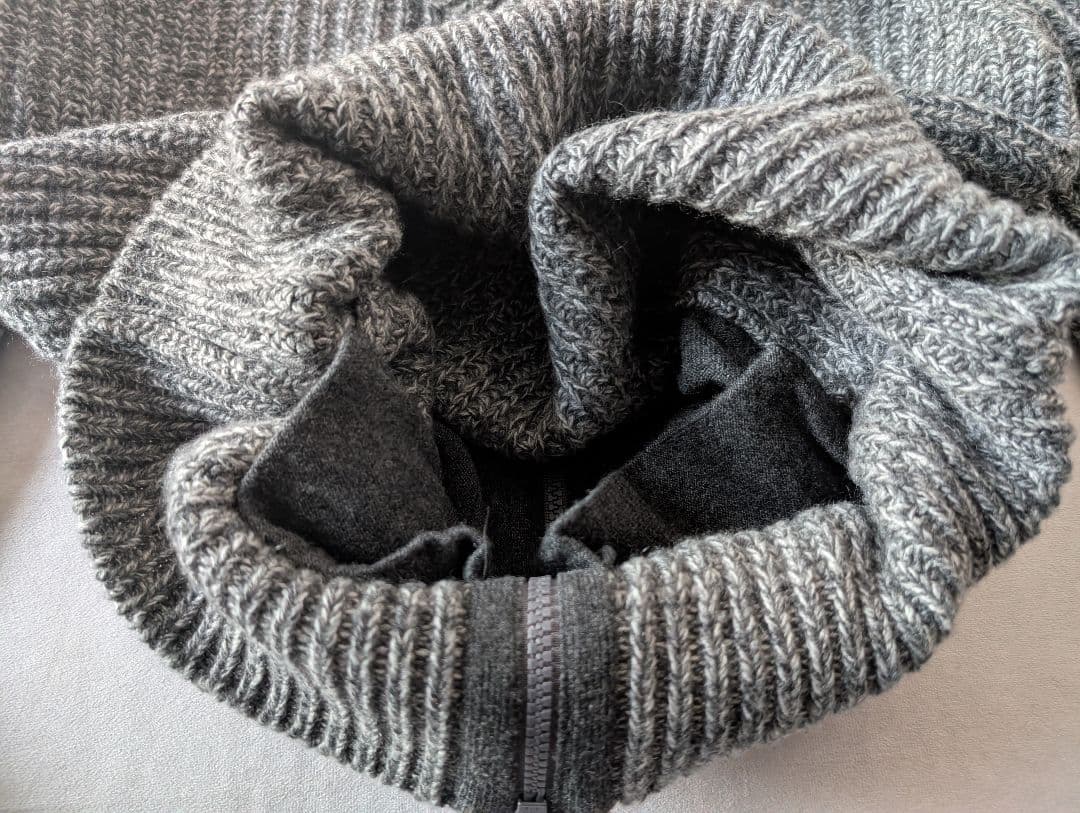 ブルネロクチネリ　ヘビーゲージカシミア/アウターニットパーカー　S