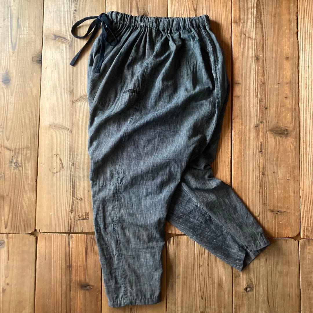 古布 布団皮 襤褸 BORO 木綿 ピエロもんぺ サルエル モンキーパンツ