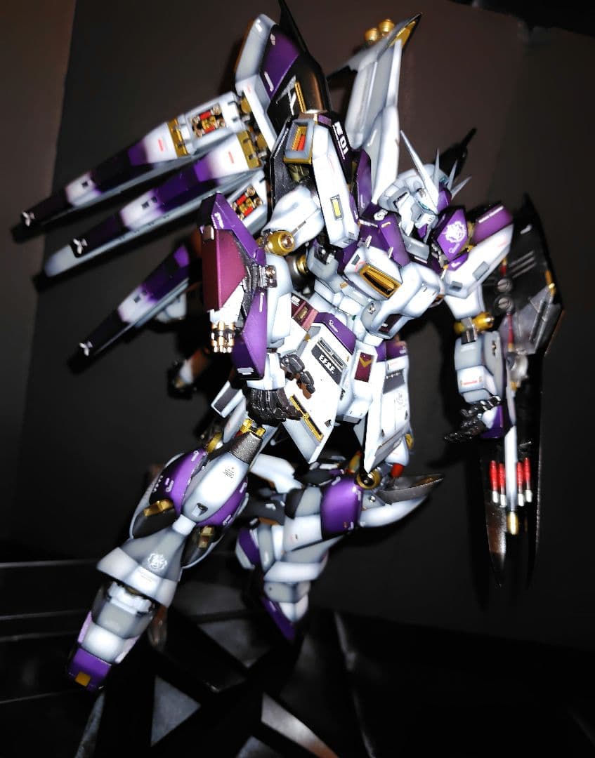 ガンプラ　ハイニューガンダム　mg　全塗装完成品