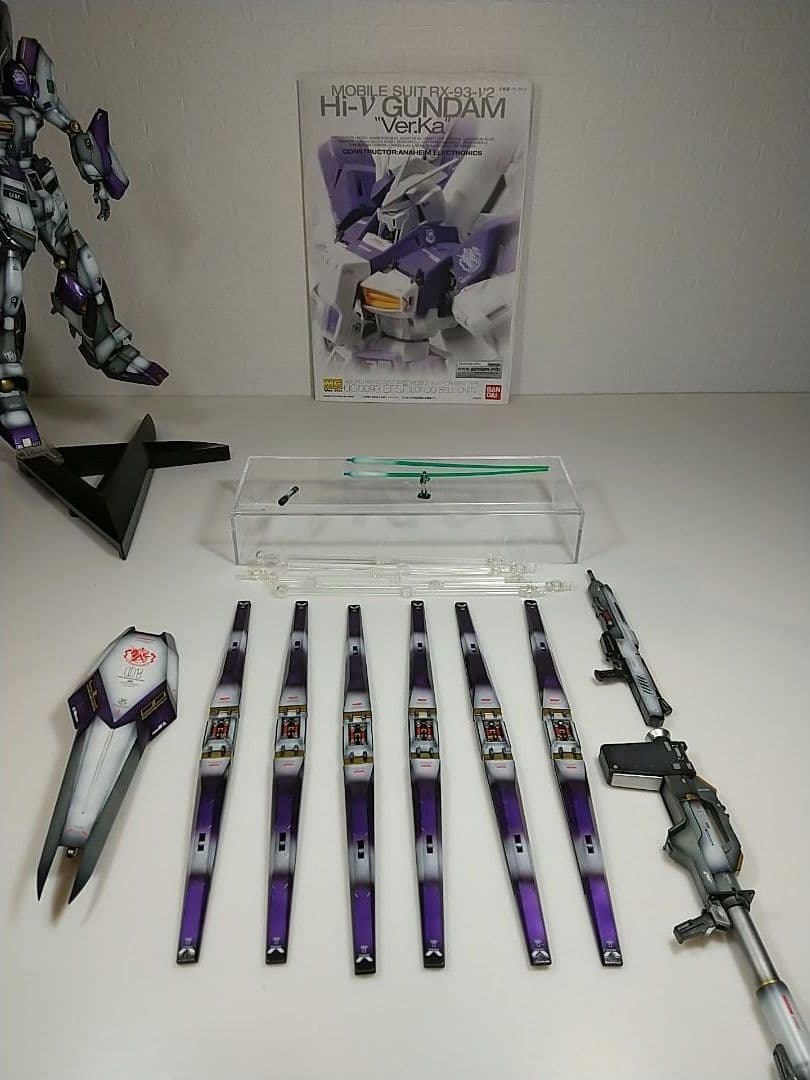 ガンプラ　ハイニューガンダム　mg　全塗装完成品