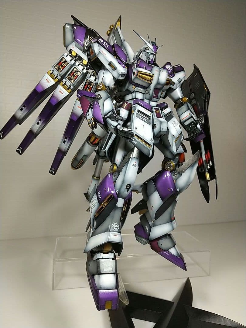 ガンプラ　ハイニューガンダム　mg　全塗装完成品