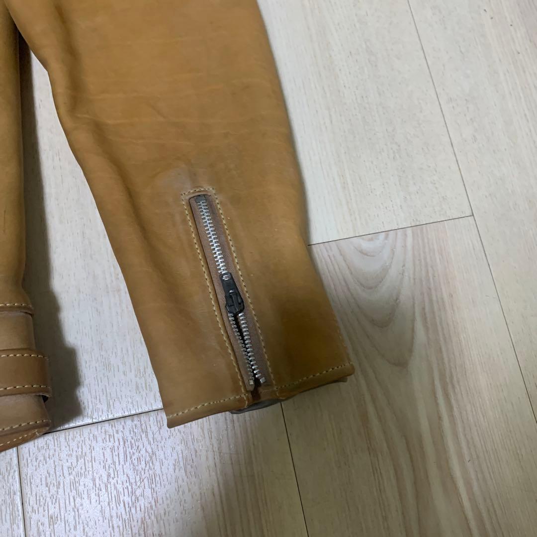 年初セール！アディクト AD-01 キップレザーレザージャケット 40