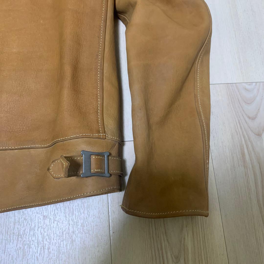 年初セール！アディクト AD-01 キップレザーレザージャケット 40