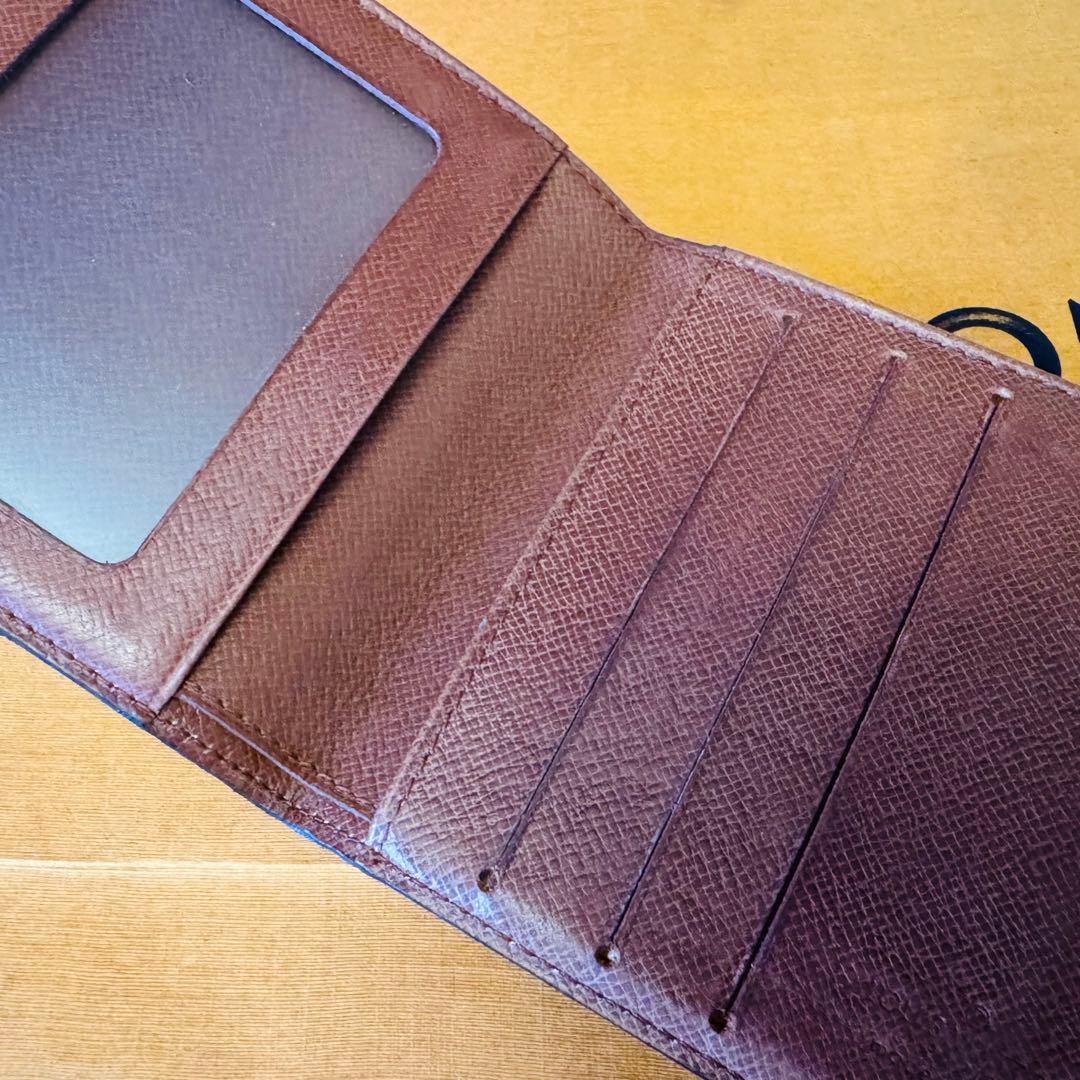 LOUIS VUITTON モノグラム ポルトビエ カルトブルー 折り財布 美品