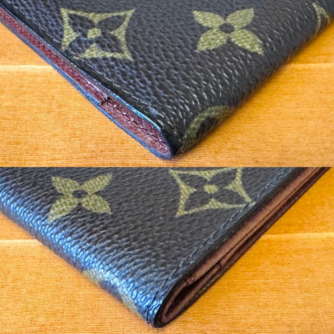 LOUIS VUITTON モノグラム ポルトビエ カルトブルー 折り財布 美品