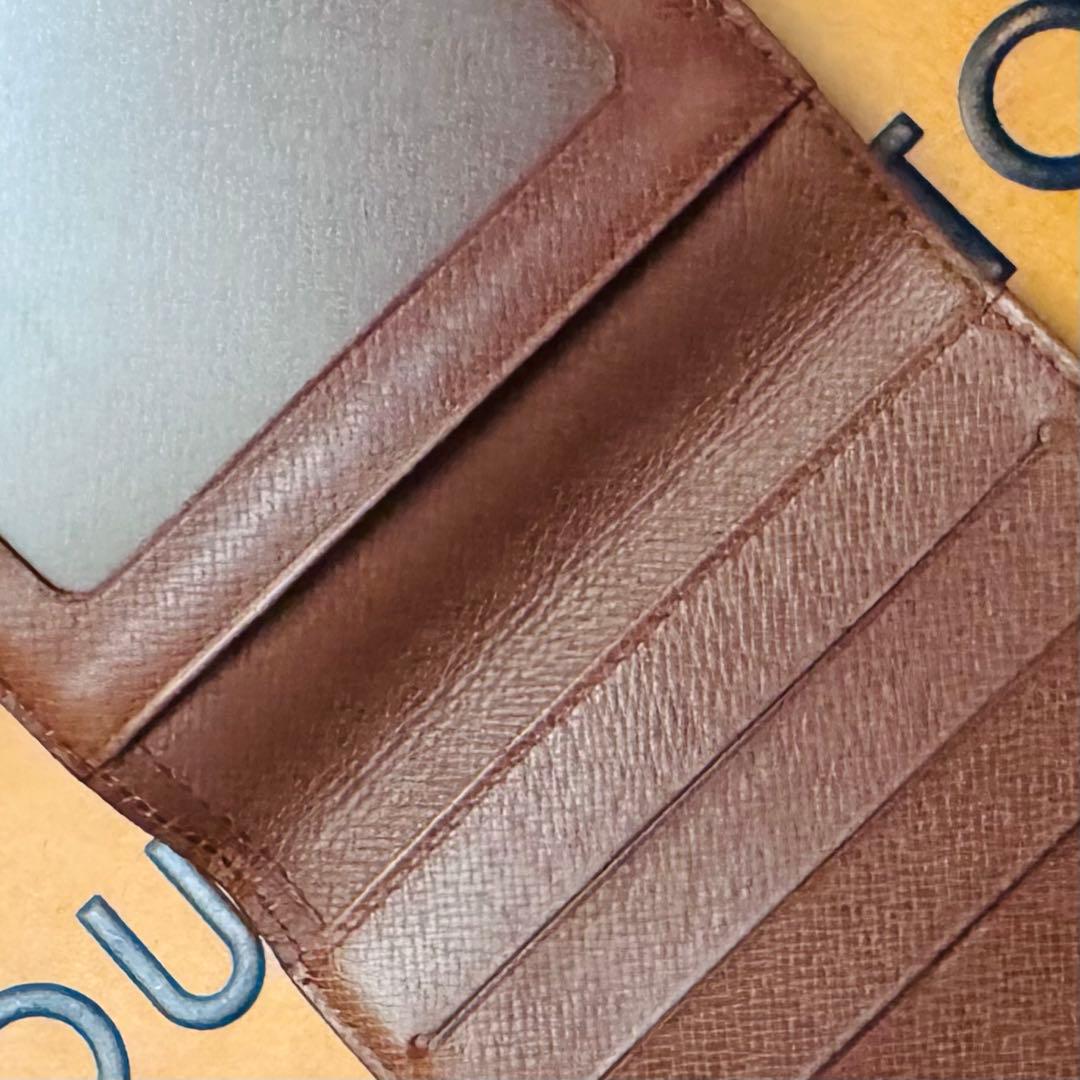 LOUIS VUITTON モノグラム ポルトビエ カルトブルー 折り財布 美品