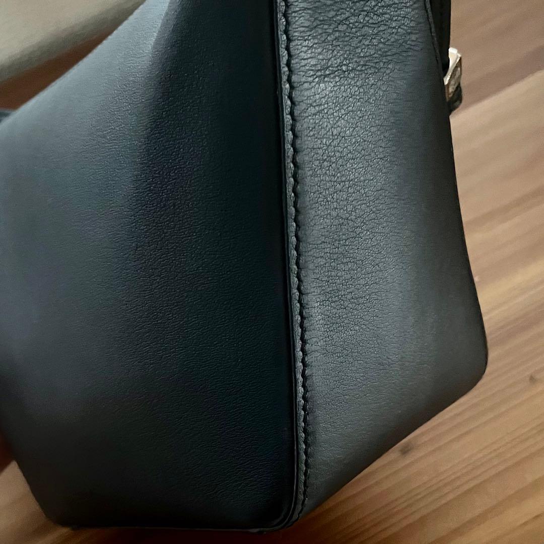 LOEWE ハンモックホーボーバッグミニブラック