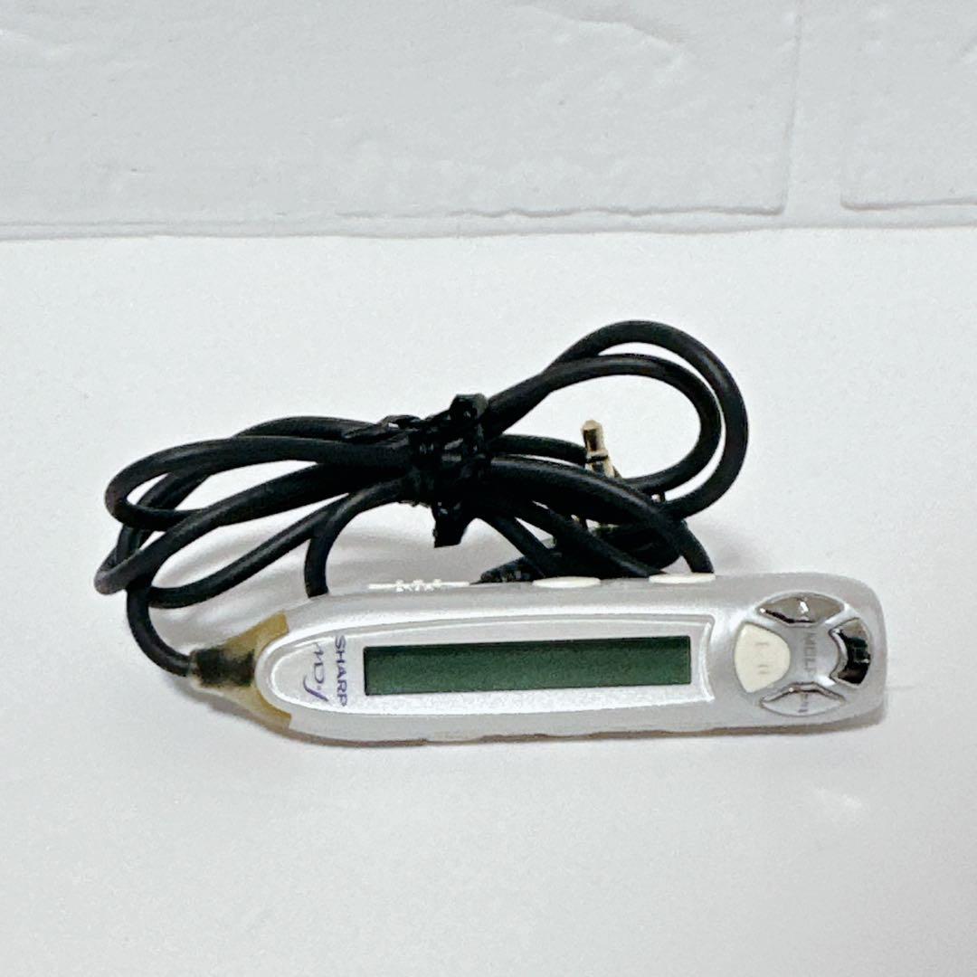 動作確認済 SHARP ポータブルMDプレイヤー MD-ST800-A ブルー