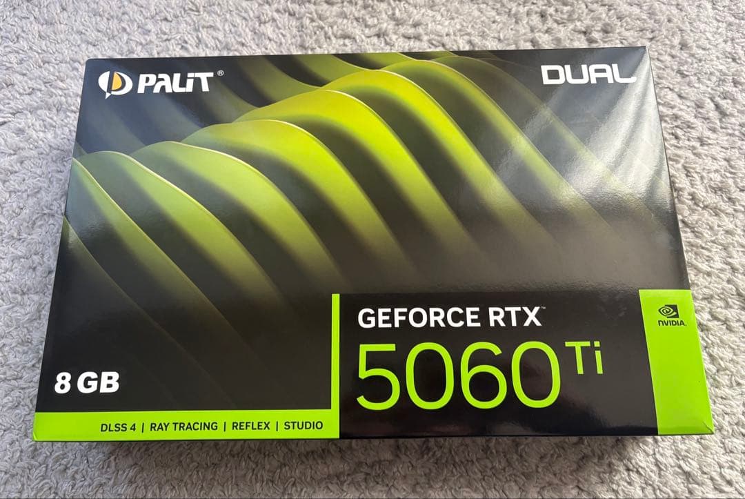 Palit Dual GeForce RTX 5060 Ti 8GB グラボ