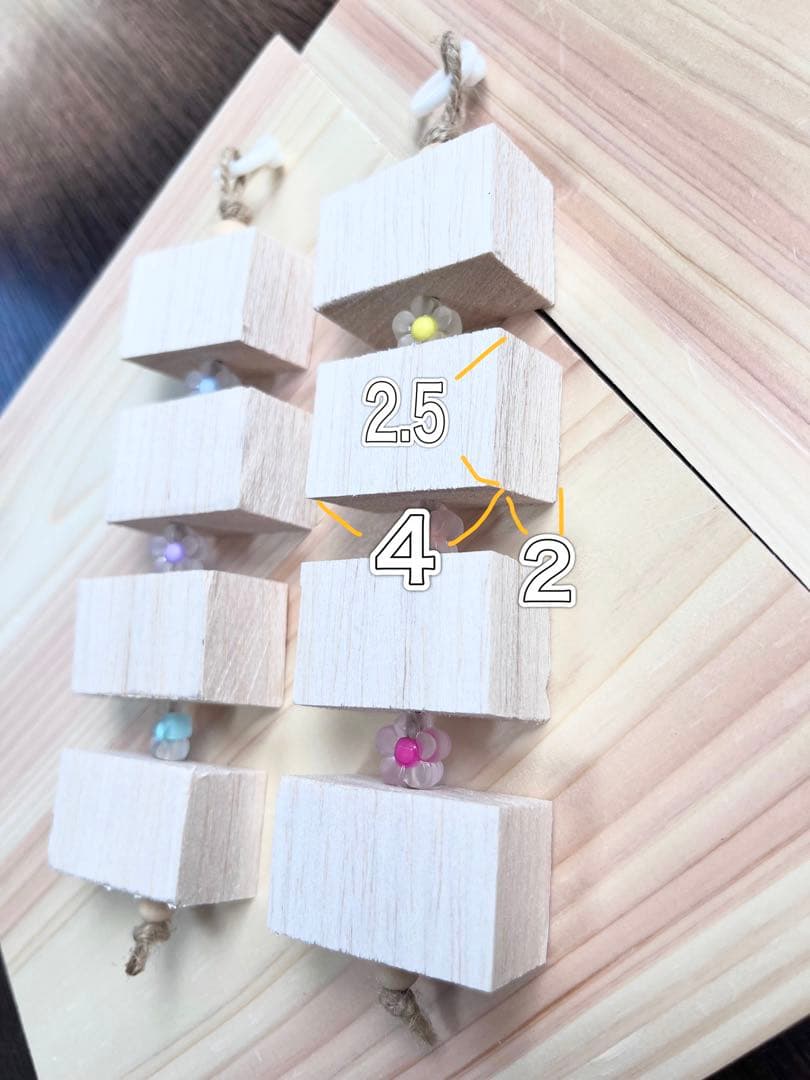 鳥おもちゃ　バードトイ　コルクバルサセット　インコおもちゃ