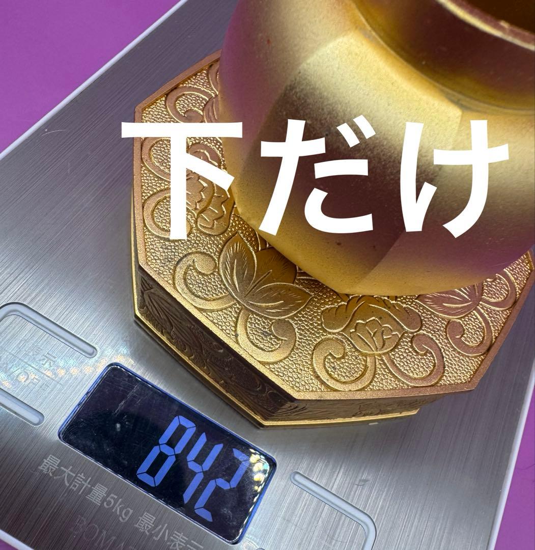 実家整理品　八角五輪塔　？　重さ　約1335g