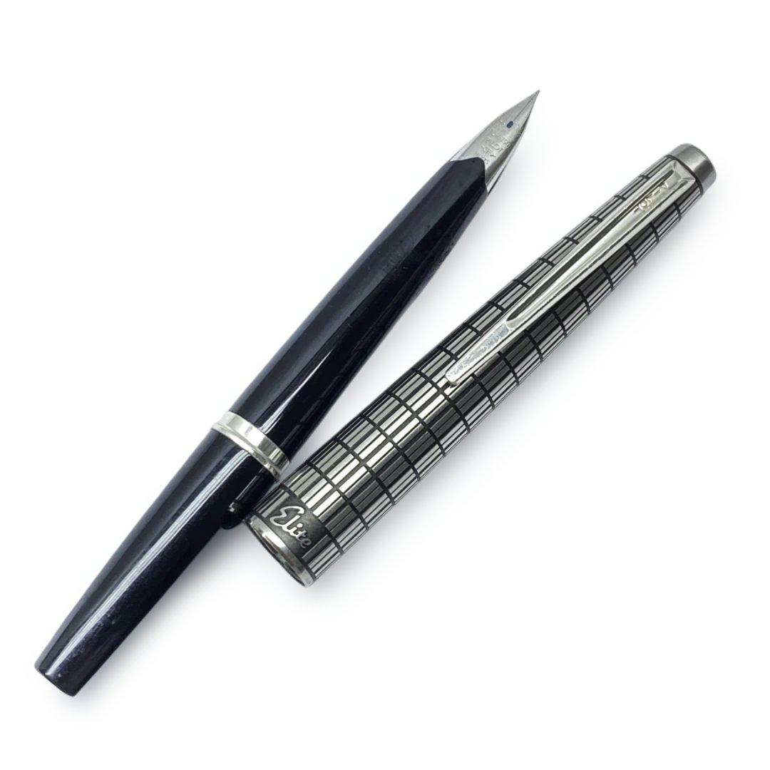 PILOT Elite エリート 格子柄 18K F 万年筆