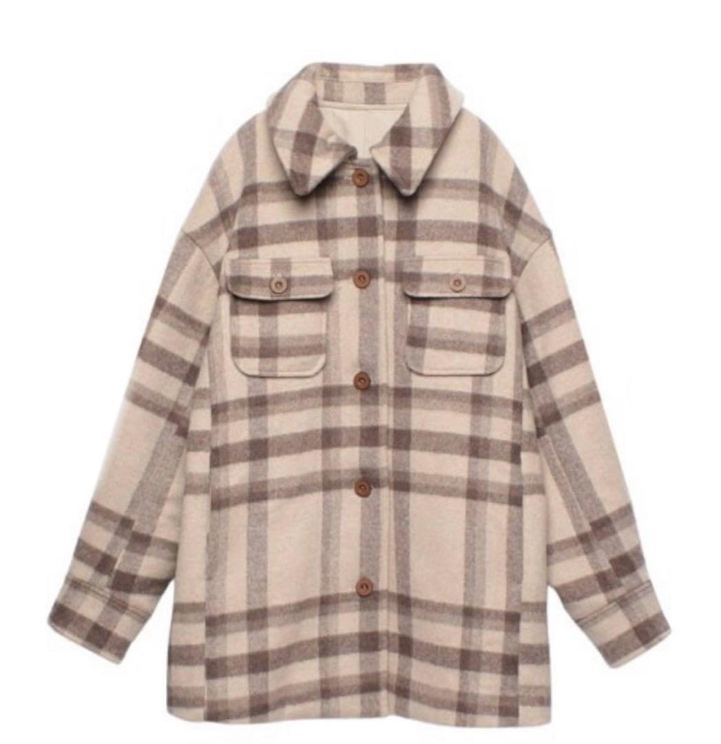 ウールチェックJK credona