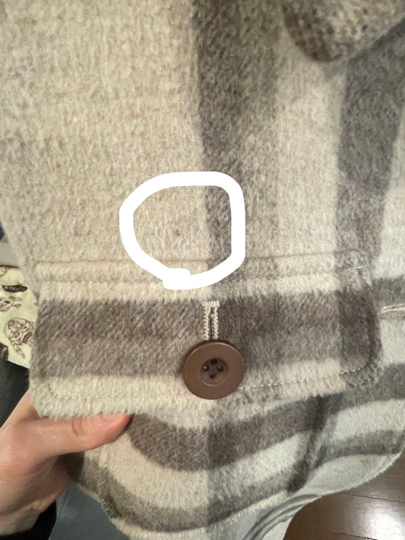 ウールチェックJK credona