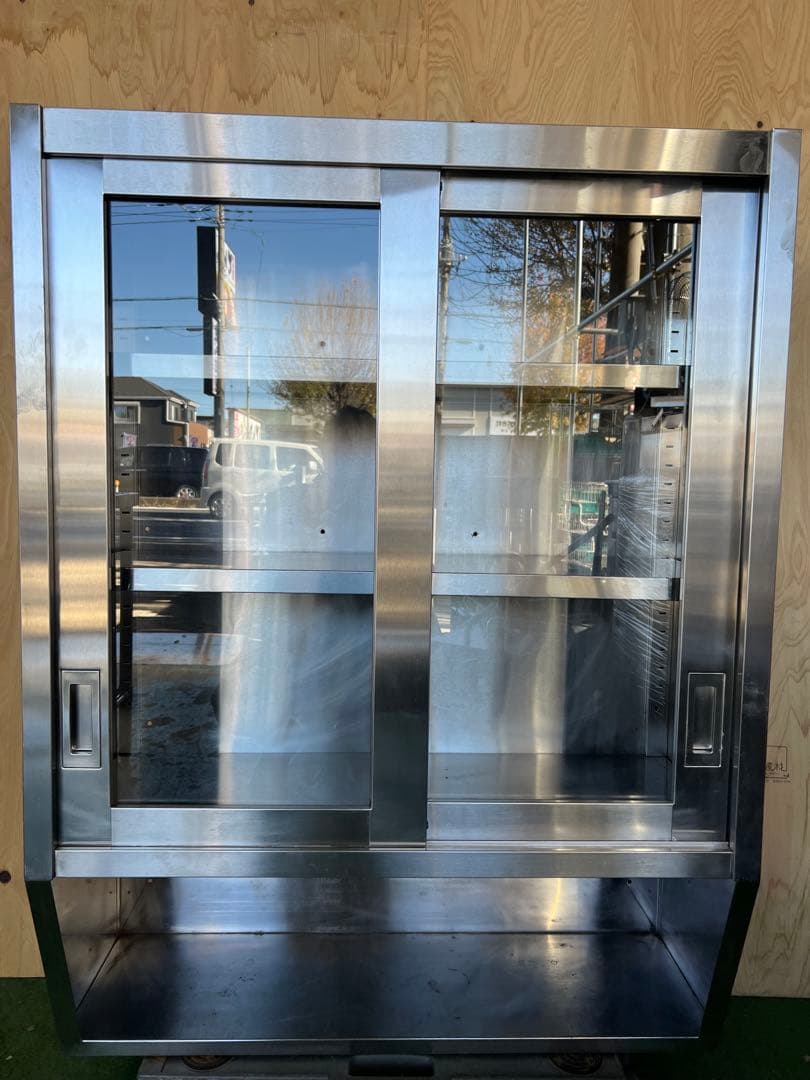 ガラス扉吊戸棚 900x350x1200