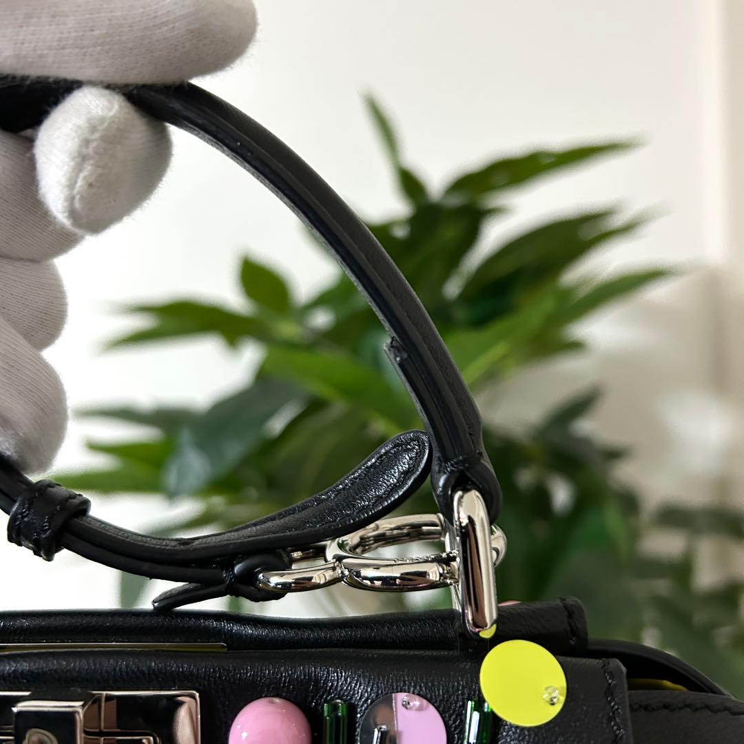 【激レア】FENDI ピーカブー ミニ 装飾 2wayショルダーバッグ 限定生産