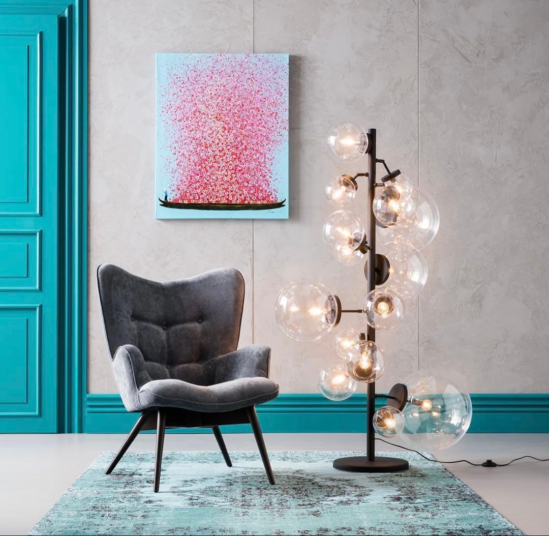 【LAM】KARE フラワー ボート タッチド ピクチャー