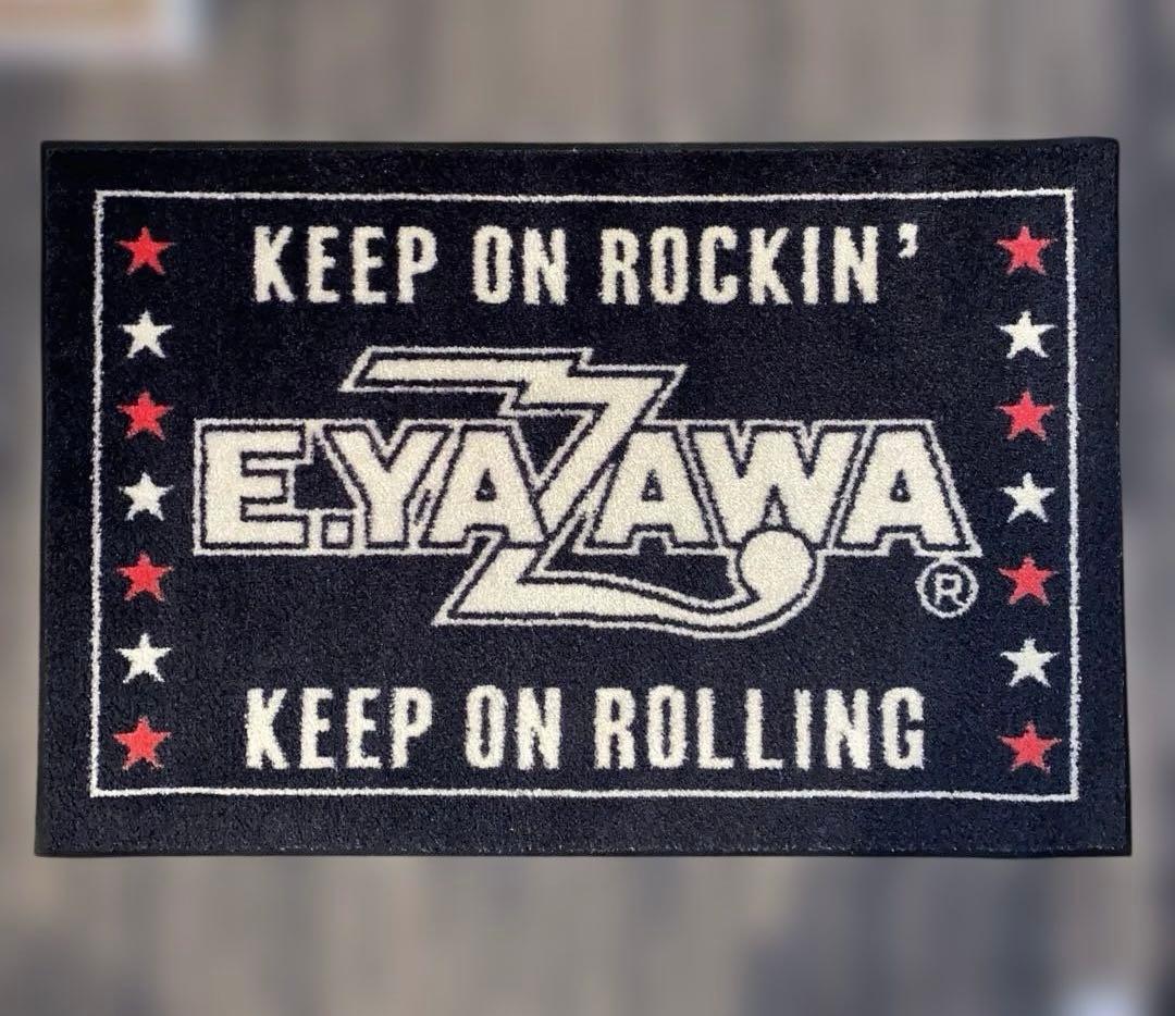 E.YAZAWA 玄関マットKEEP ON ROCKIN' 70.0×46.0