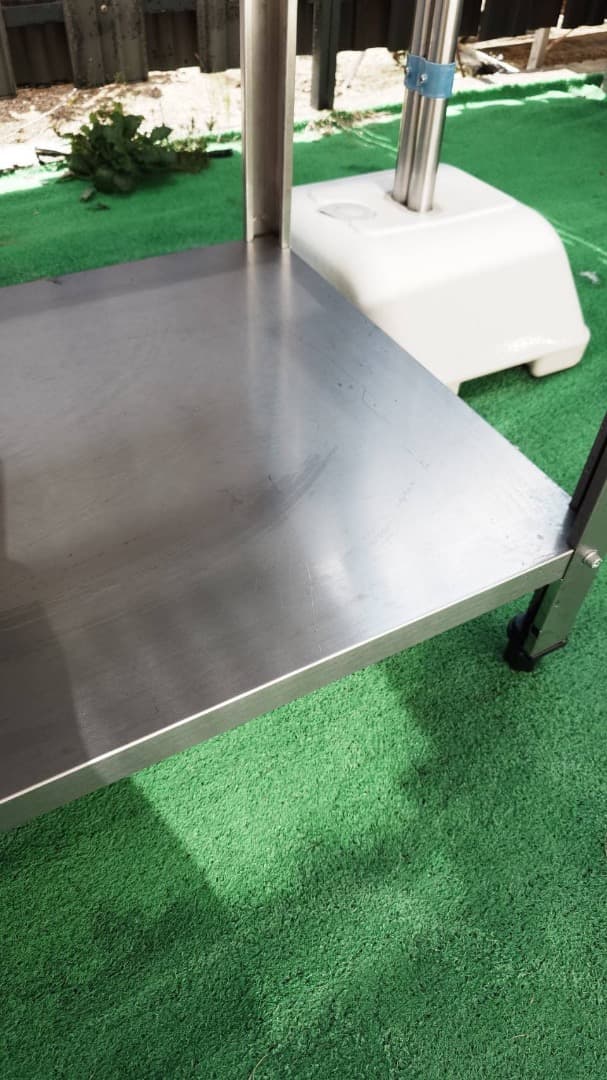 業務用調理台 下棚付き 1200mm