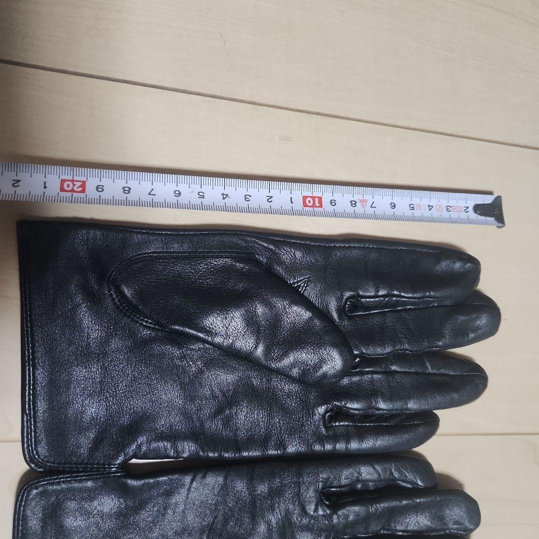 GUCCI ブラック レザー手袋