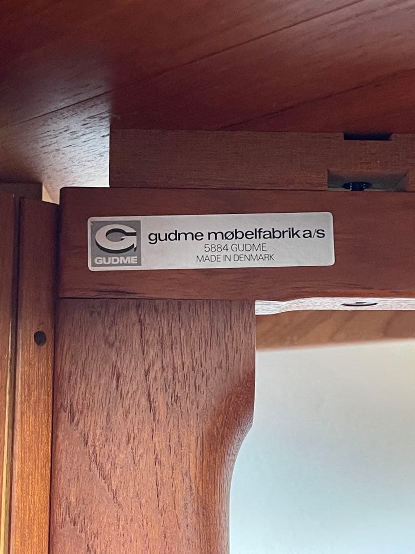 北欧 デンマーク ヴィンテージ gudme チーク ラウンドダイニング テーブル