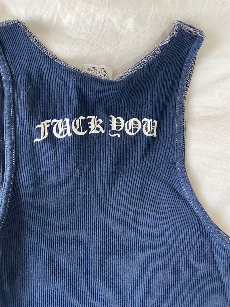 CHROME HEARTS ネイビー タンクトップ