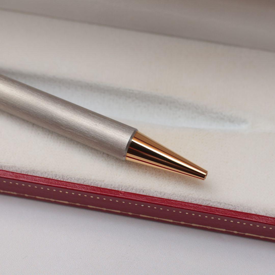 未使用 Cartier ボールペン シルバー ゴールド カルティエ