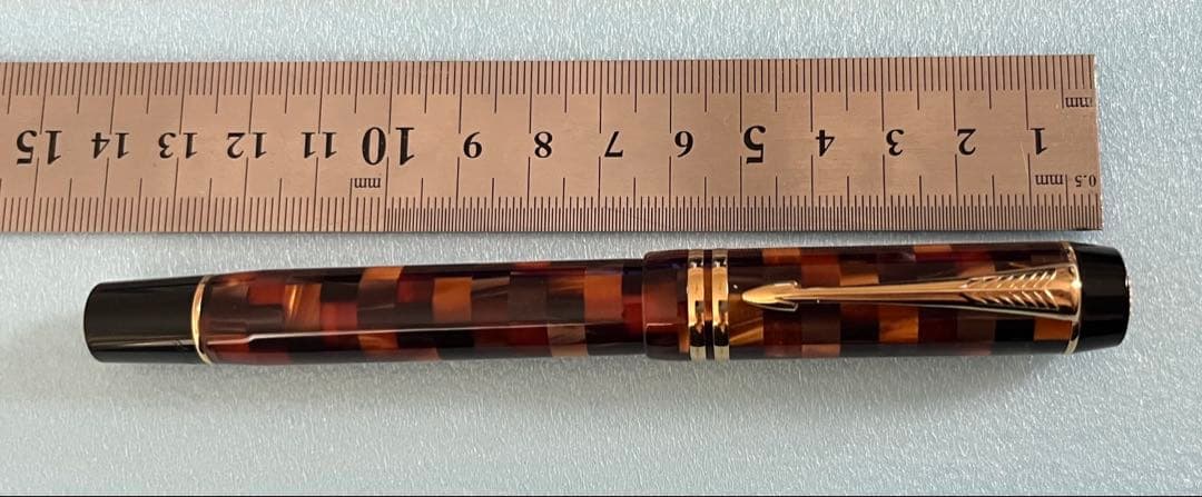 【希少】パーカー　デュオフォールド　センテニアル　チェックアンバーGT