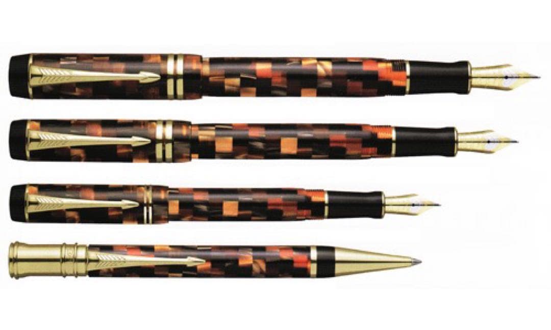 【希少】パーカー　デュオフォールド　センテニアル　チェックアンバーGT