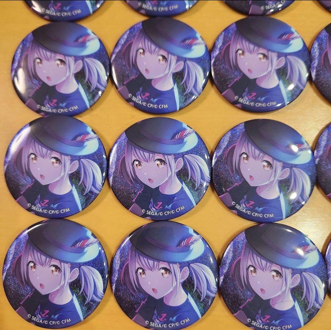 プロセカ　小豆沢こはね　グリッター缶バッジ　42個　25.A