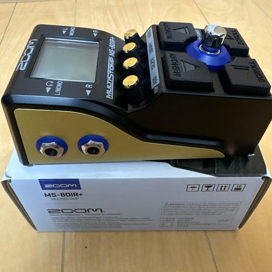 ZOOM MS-80IR+ 電源アダプター付属　アンプシミュレーター