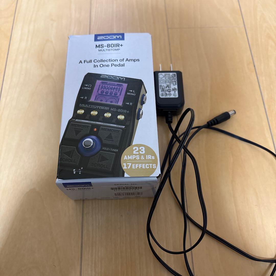 ZOOM MS-80IR+ 電源アダプター付属　アンプシミュレーター