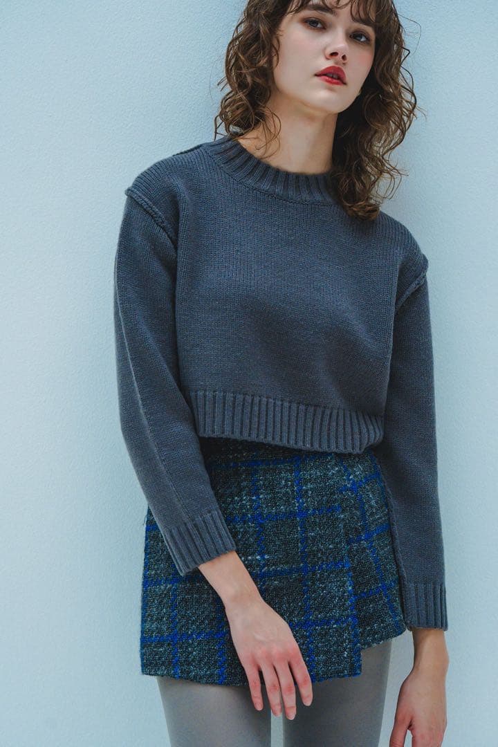 シェリエGraph check wrap culottes キュロット