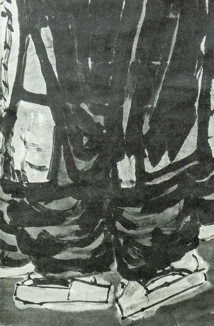 掛軸-1608　清水公照　寒山拾得　共箱　印刷工芸作品　大仏殿大修理記念