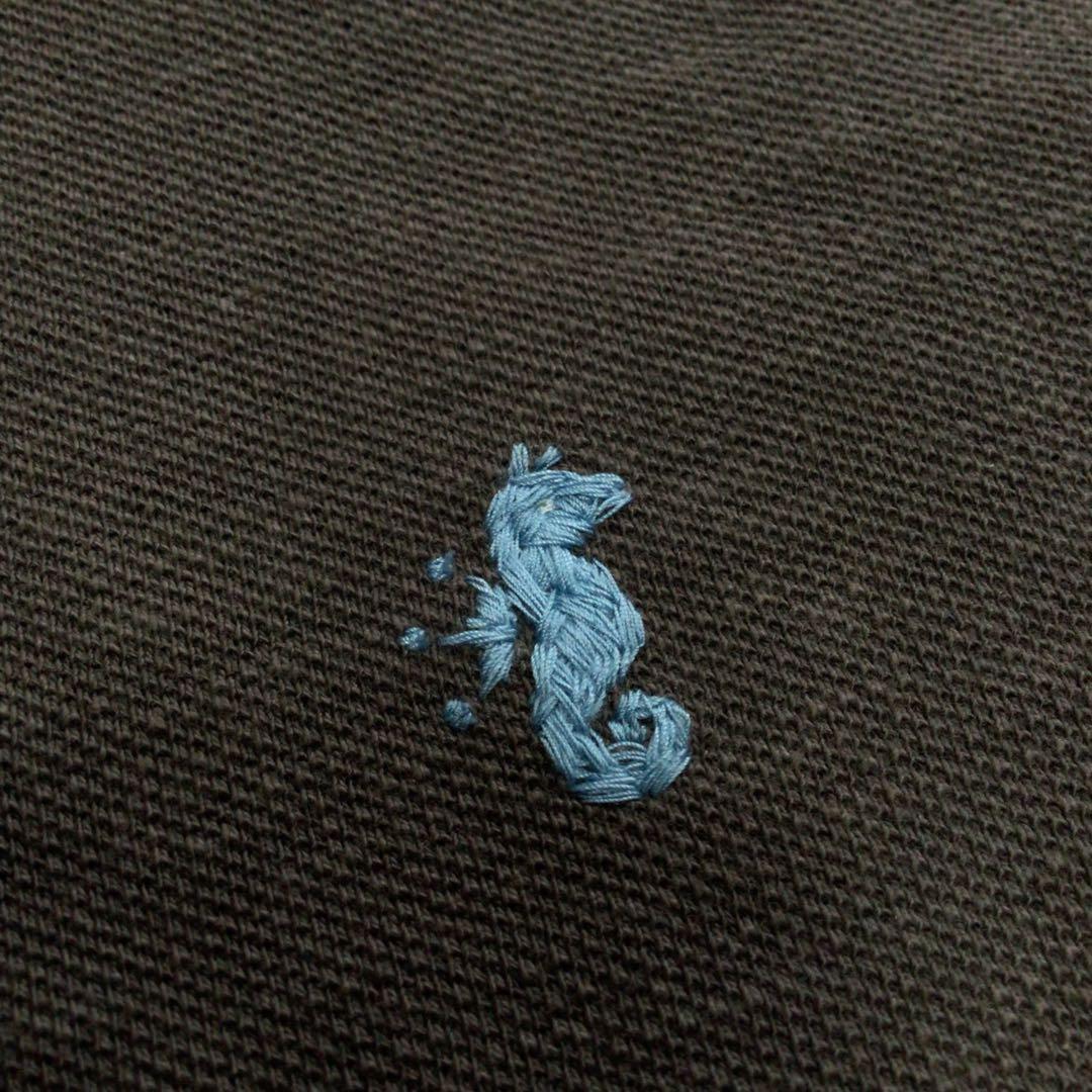 45R スーピマカノコの33色馬ポロ　フレンチスリーブ