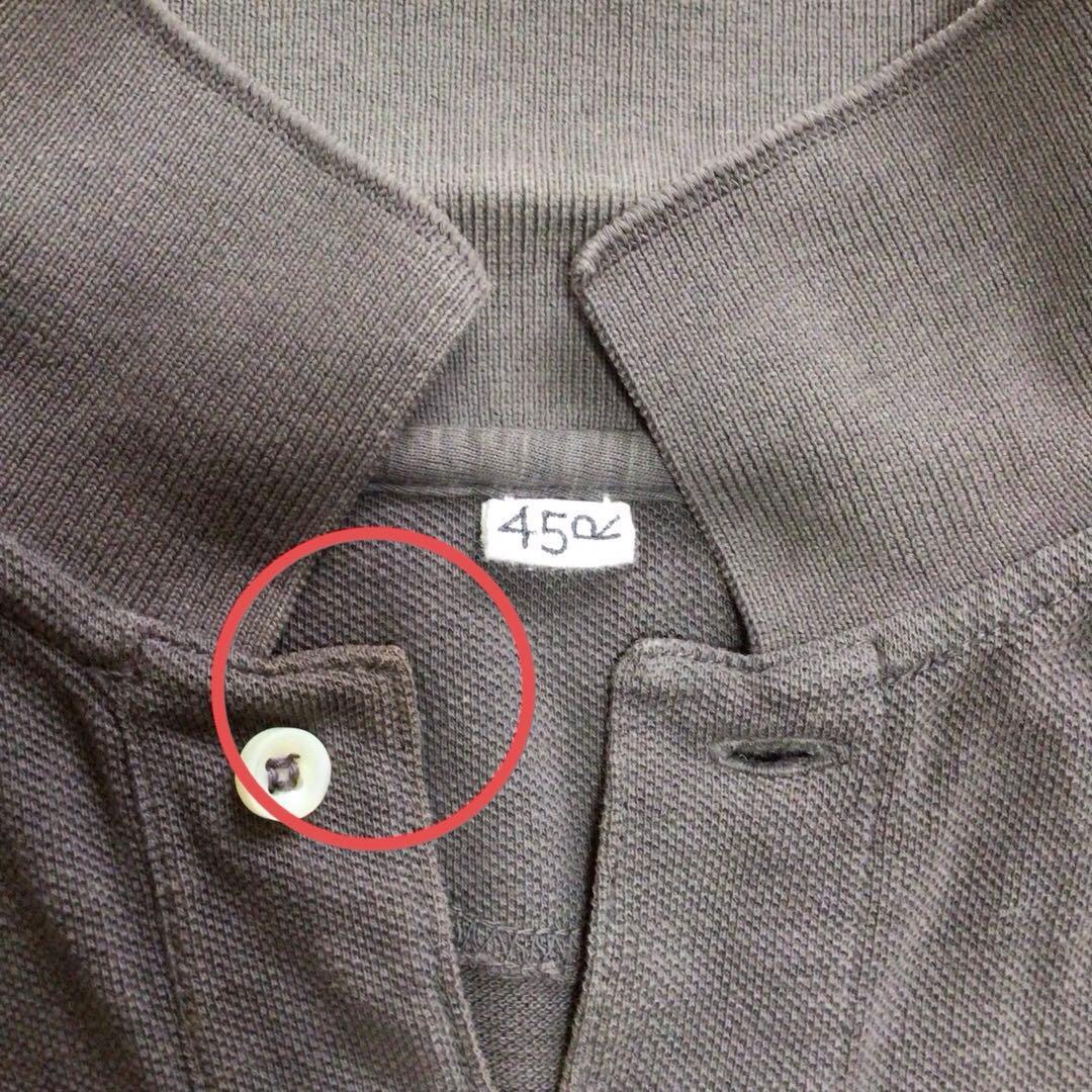 45R スーピマカノコの33色馬ポロ　フレンチスリーブ