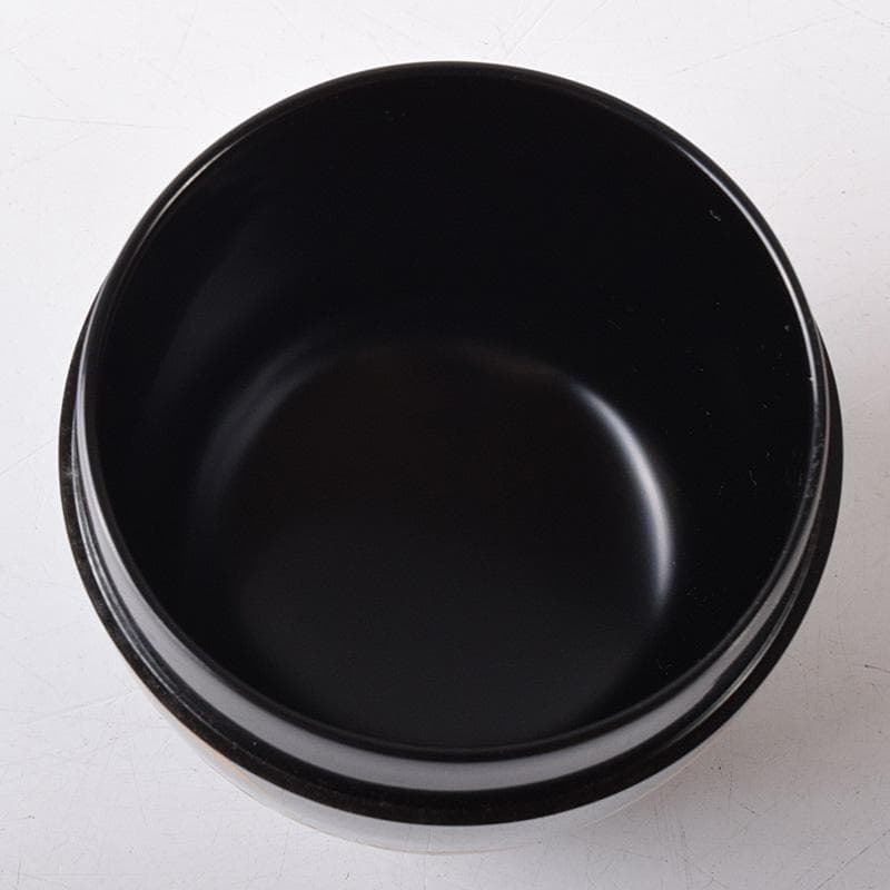 茶道具　山中塗　荒井喜峰作　笹蒔絵　利休棗　共布　共箱　V　7528