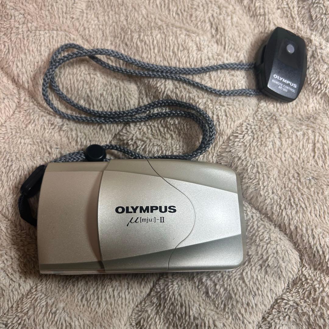 OLYMPUS μ[mju:]-II コンパクトフィルムカメラ　動作未確認