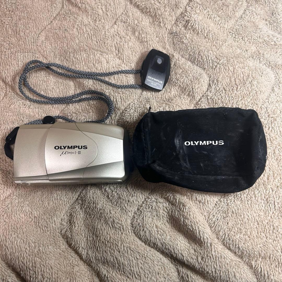 OLYMPUS μ[mju:]-II コンパクトフィルムカメラ　動作未確認
